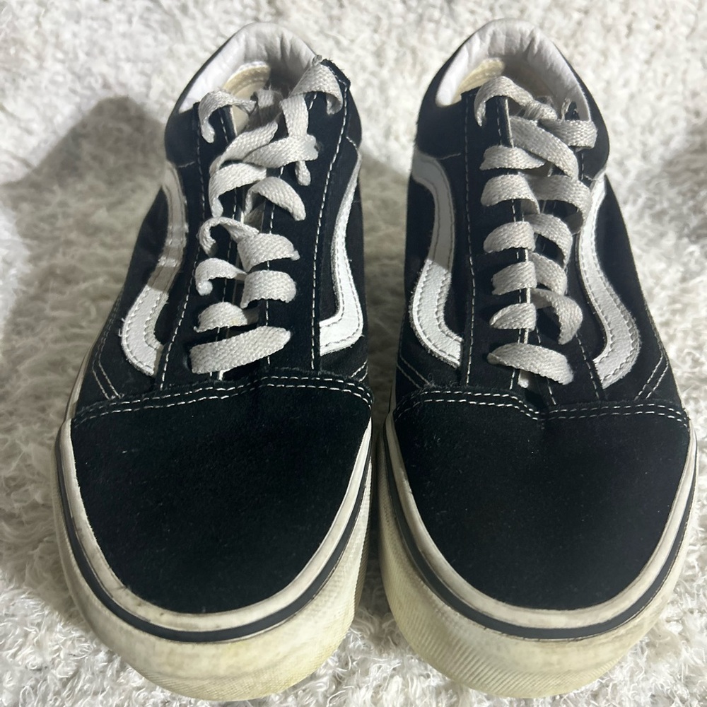 Black and White old school vans